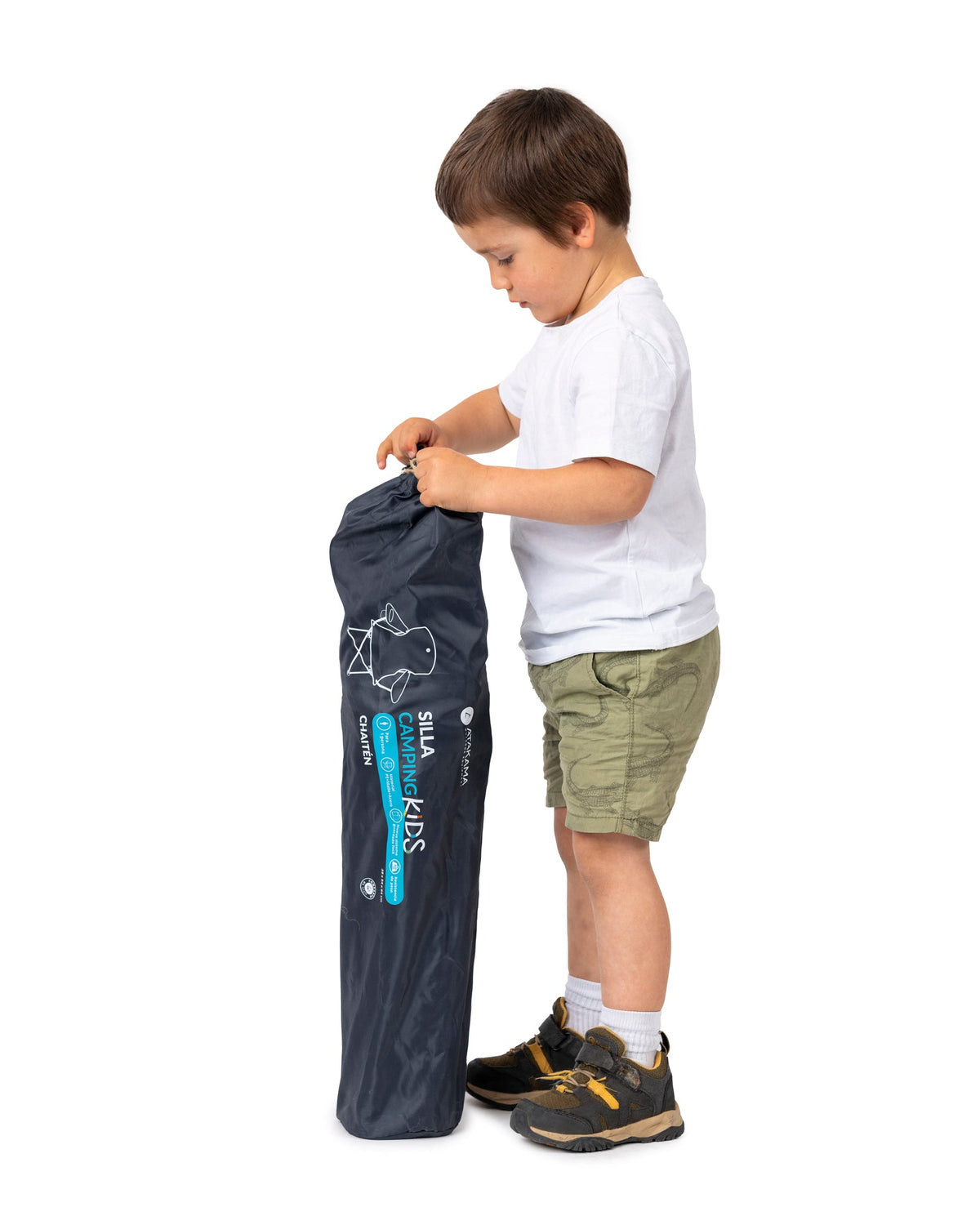 Silla de Camping Niños Chaitén Gris/Azul - Atakama Outdoor