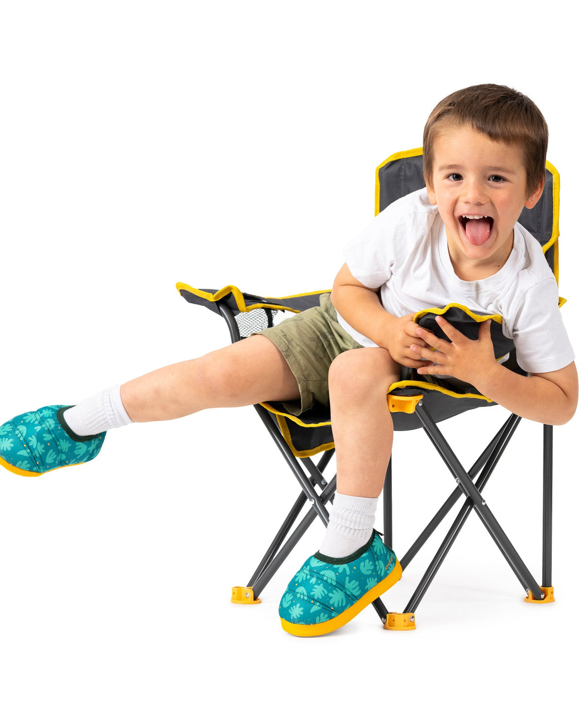 Silla de Camping Niños Chaitén Gris/Amarillo - Atakama Outdoor