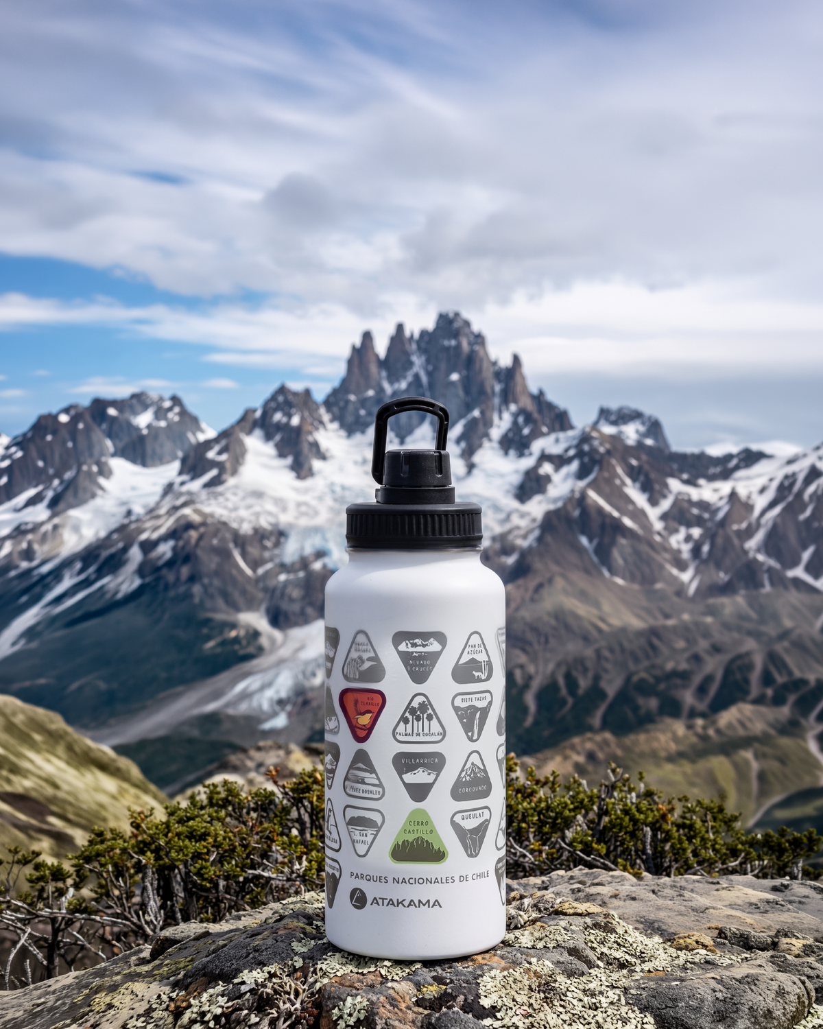 Set Sticker Botella Parques Nacionales coleccionables