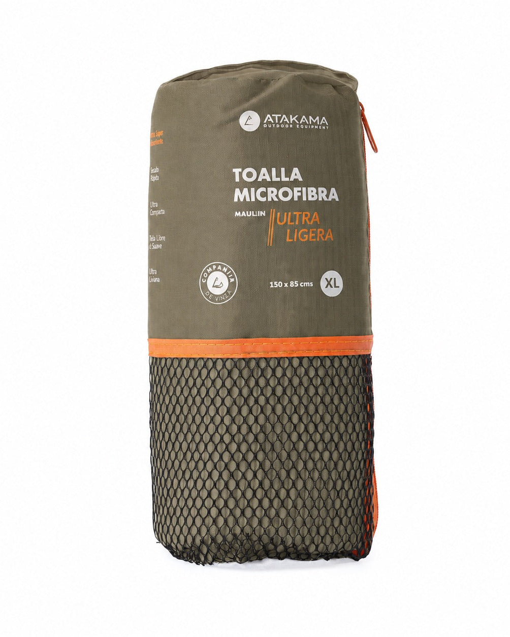 Toalla Microfibra Ultraligera Maullín XL Verde