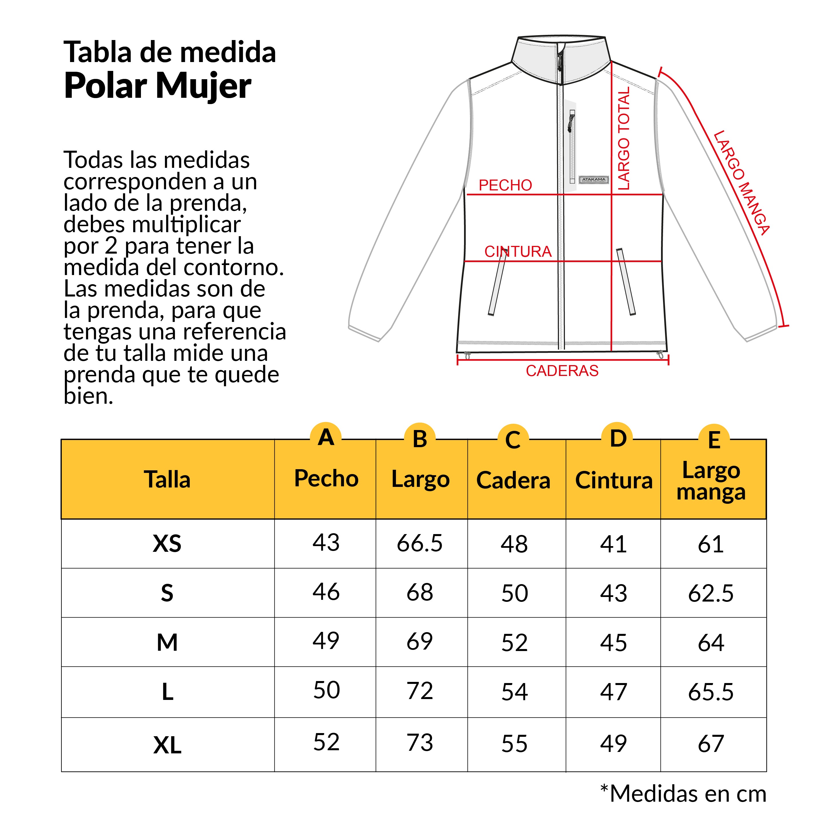 Polar Texturado Mujer Ventisquero Full Zip Gris