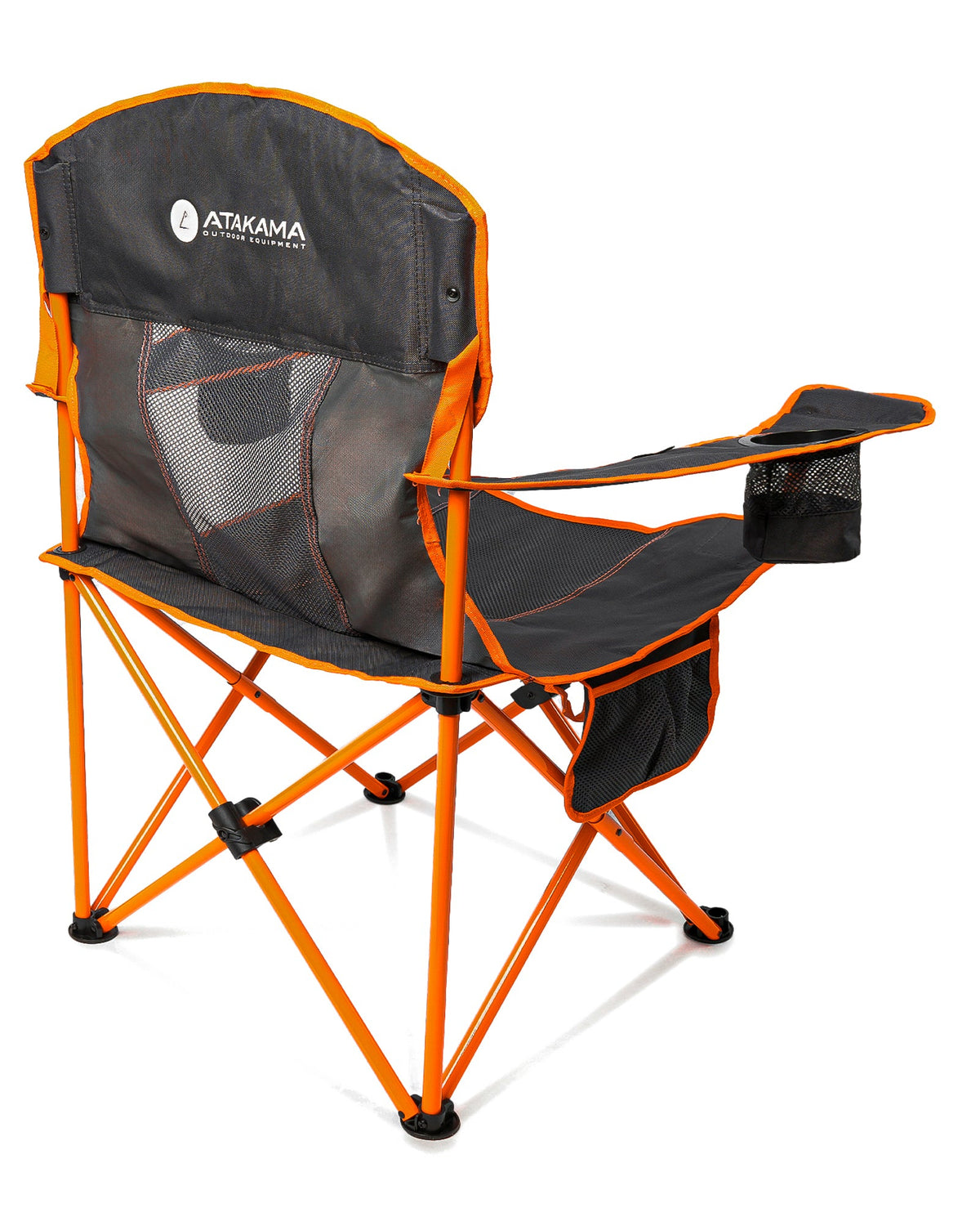 Silla de Camping Llaima XL Gris/Naranjo - Atakama Outdoor