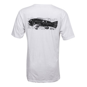 Polera manga corta blanca "Vieja"