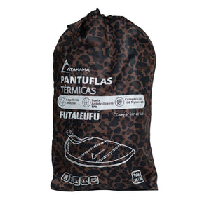 Pantufla Futaleufú Adulto 2022 café print