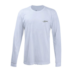 Polera manga larga blanca "Merluza"